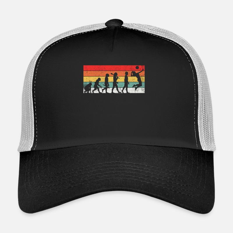 Volleyball Evolution Trucker Cap