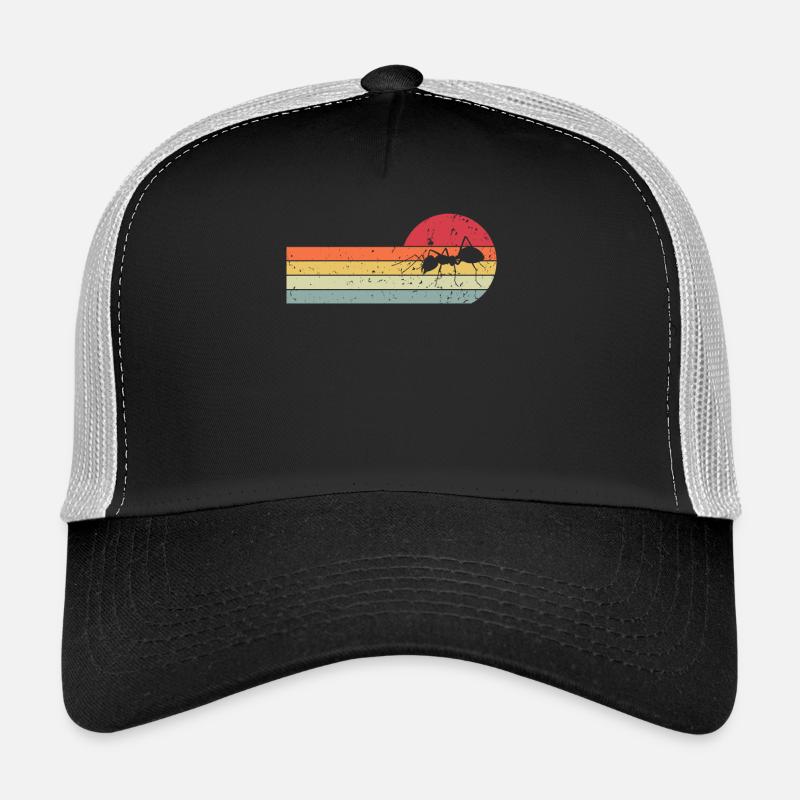 Ameise - Trucker Cap - Schwarz/Steingrau