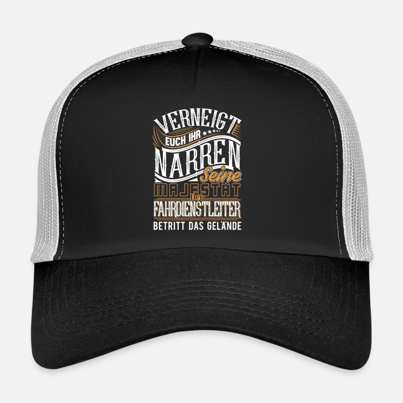 Fahrdienstleiter - Trucker Cap - Schwarz/Steingrau