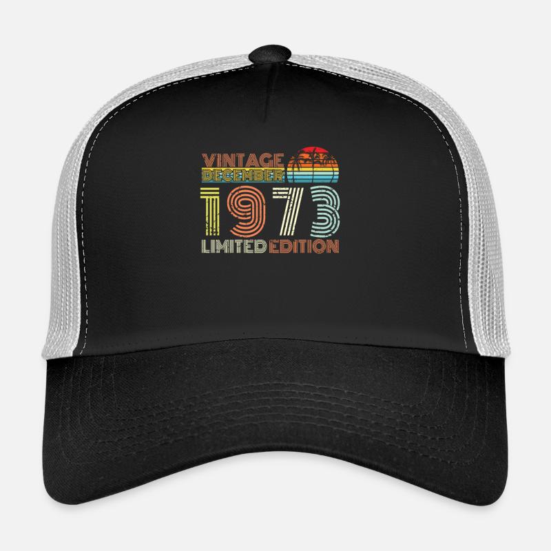 Décembre 1973 Limited Retro Gift Casquette trucker 