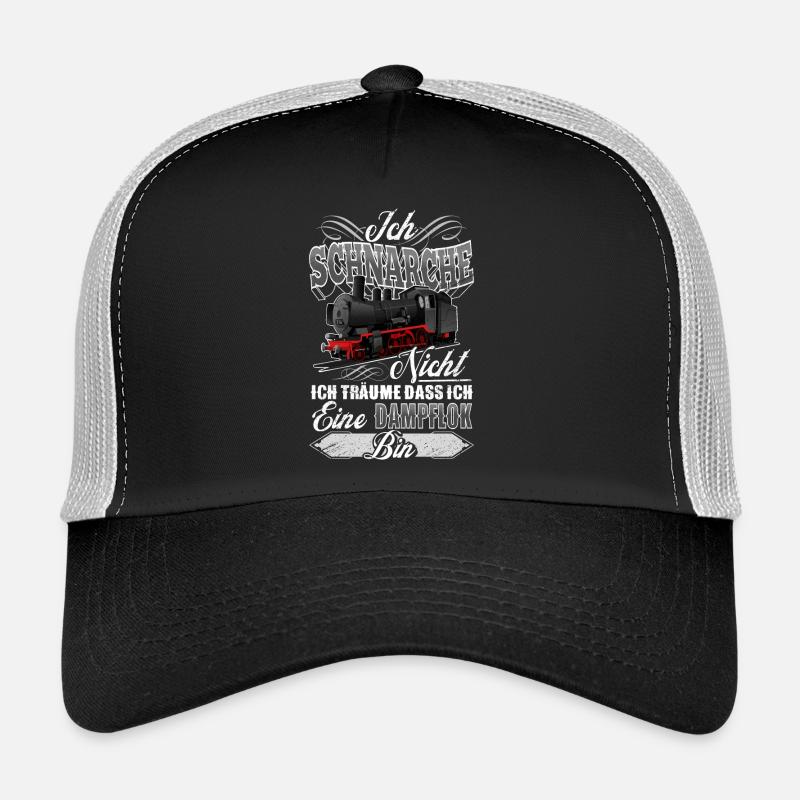 Dampflok Schnarchen Trucker Cap