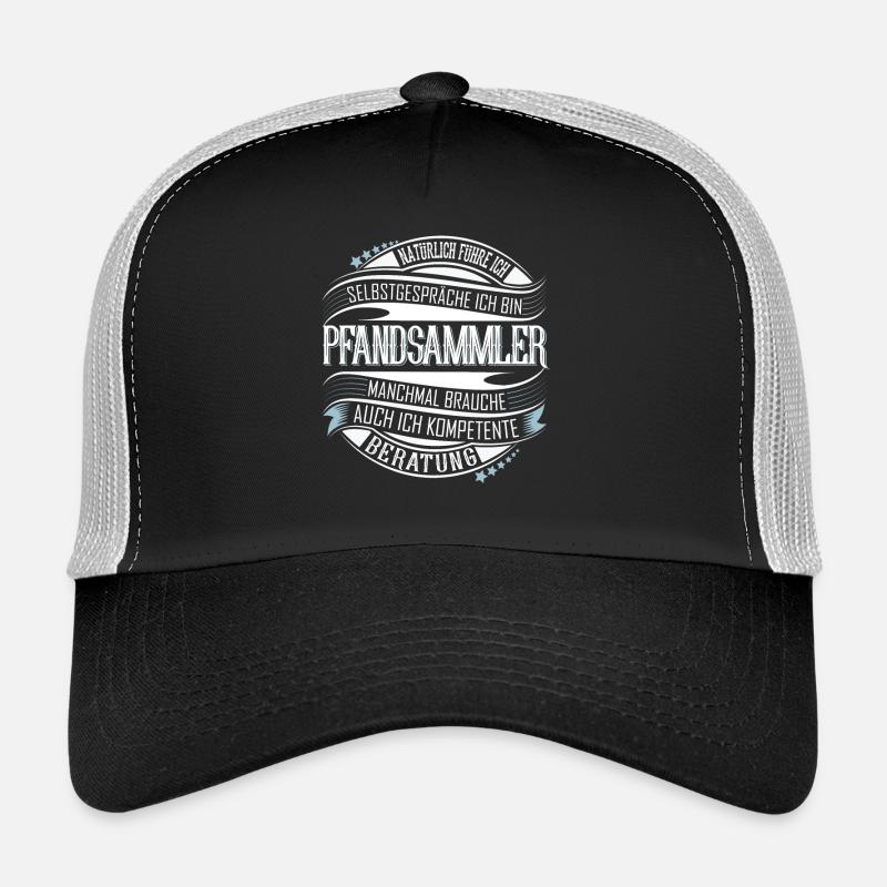 Pfandsammler - Trucker Cap - Schwarz/Steingrau