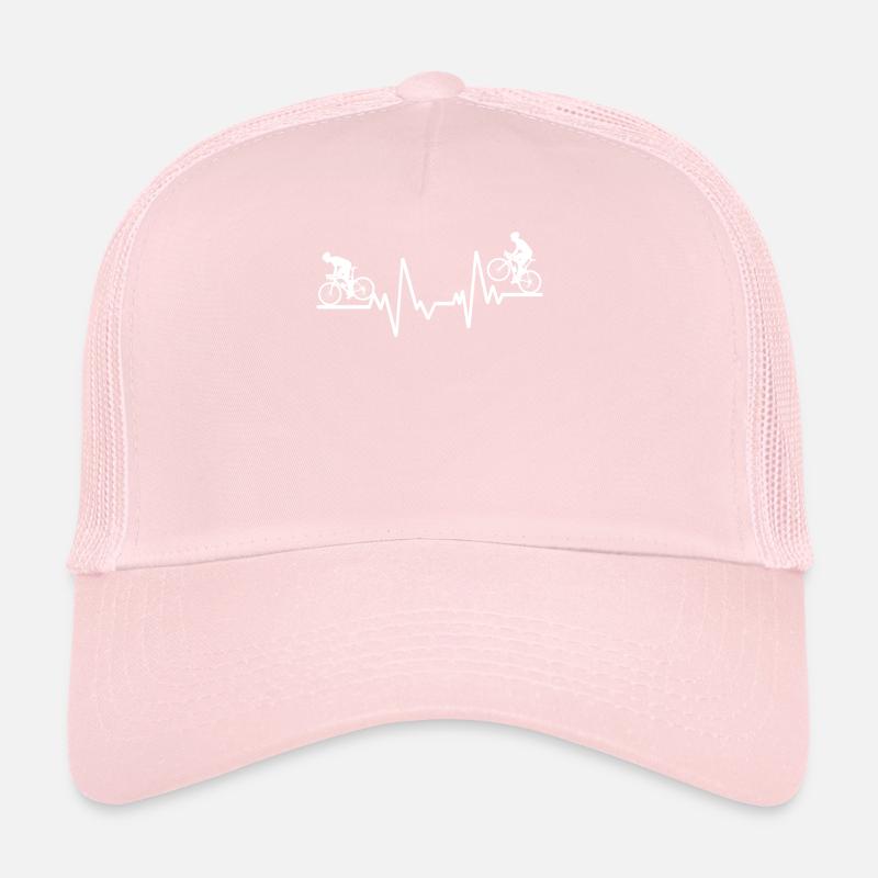 Rennräder Auf EKG -Linie Trucker Cap