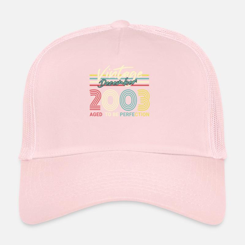 Geschenkidee Vintage Dezember 2003 Trucker Cap