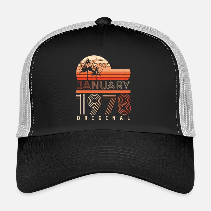 January 1978 Original Retro Palms Trucker Cap