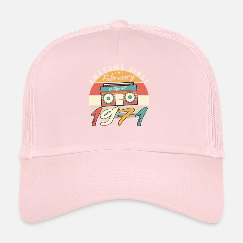 Février 1971 Rétro Casquette trucker 