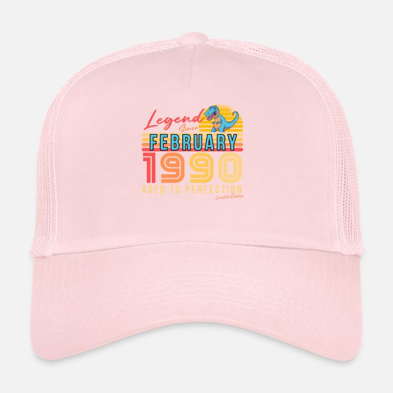 1990 Februar Geschenkidee Dino Retro Trucker Cap