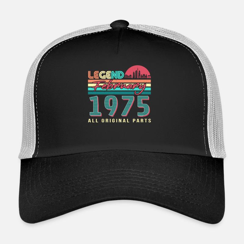 Février 1975 Original Retro Casquette trucker 