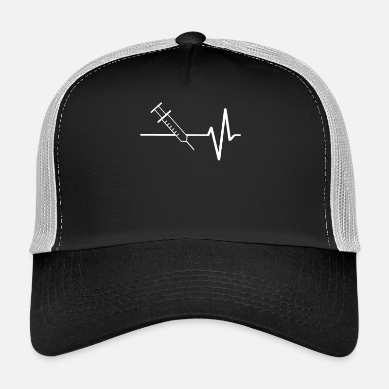 Syringe With ECG line Trucker Cap
