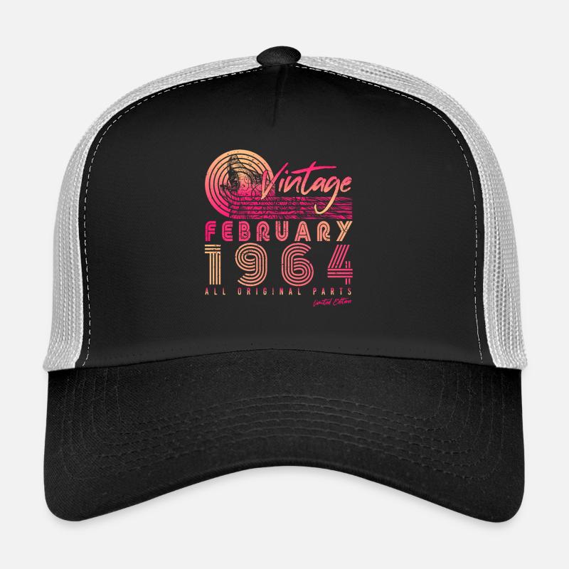 Février 1964 Original Retro Casquette trucker 