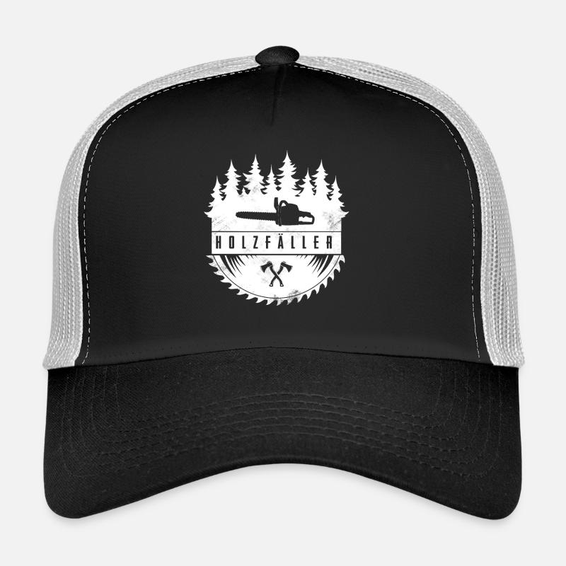 Holzfäller - Trucker Cap - Schwarz/Steingrau