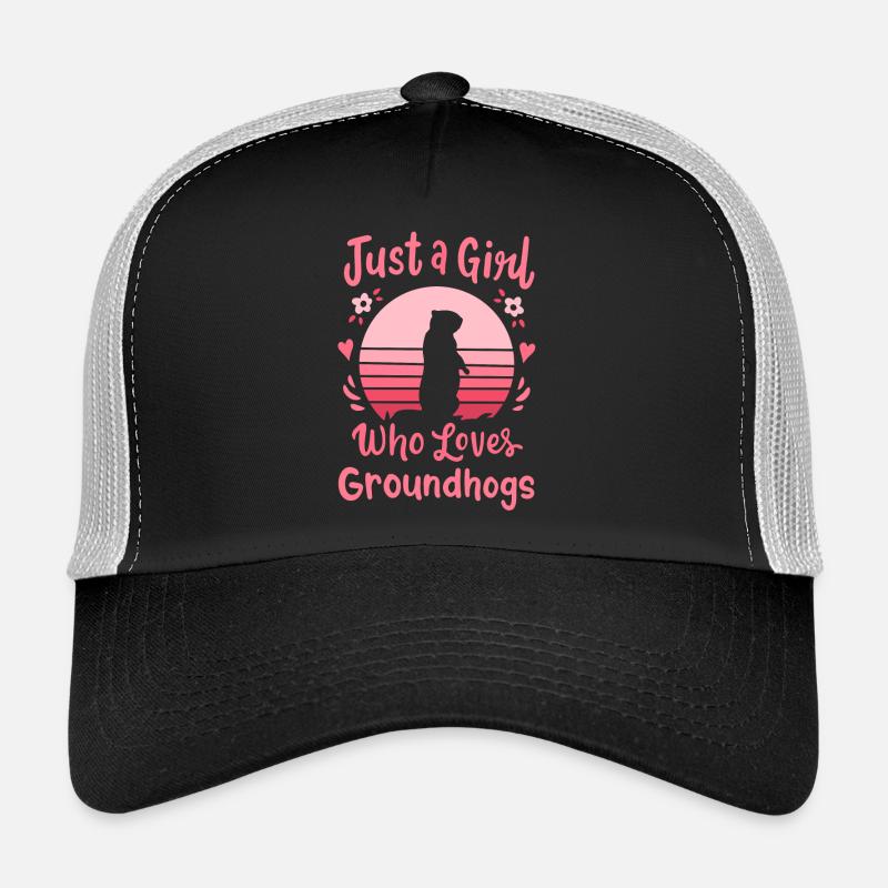 Murmeltier Murmeltier-Liebhaber - Trucker Cap - Schwarz/Steingrau