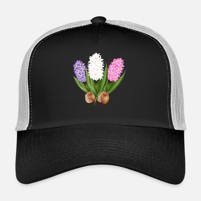 Hand-drawn hyacinths Trucker Cap