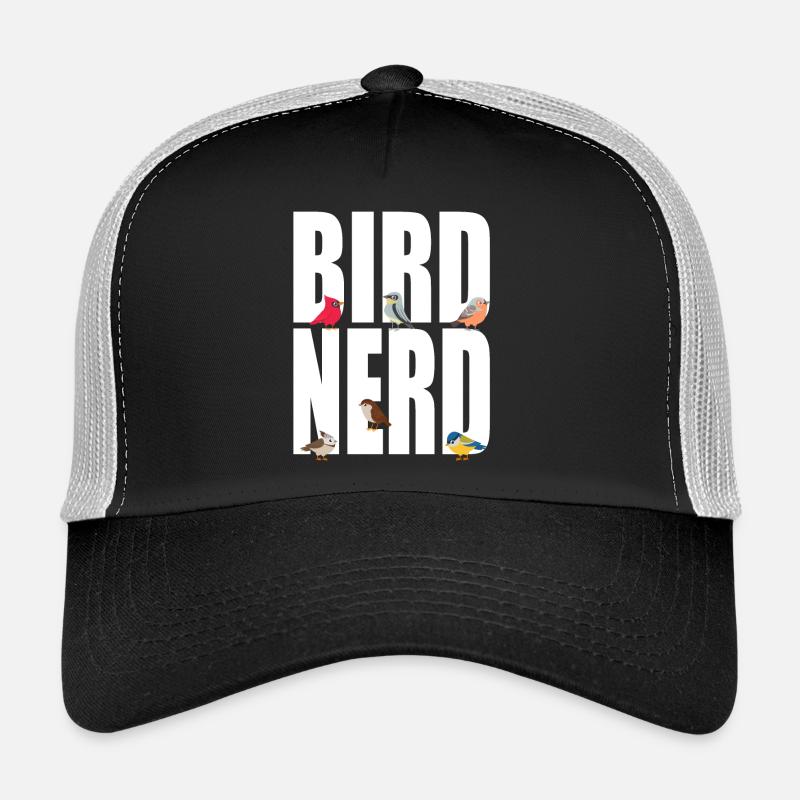 Vögel Vogel Nerd - Trucker Cap - Schwarz/Steingrau