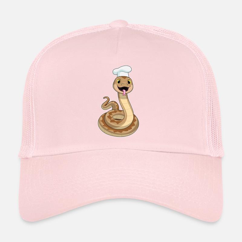 Cuisinière Chef Serpent Cuisson du Chapeau Casquette trucker 