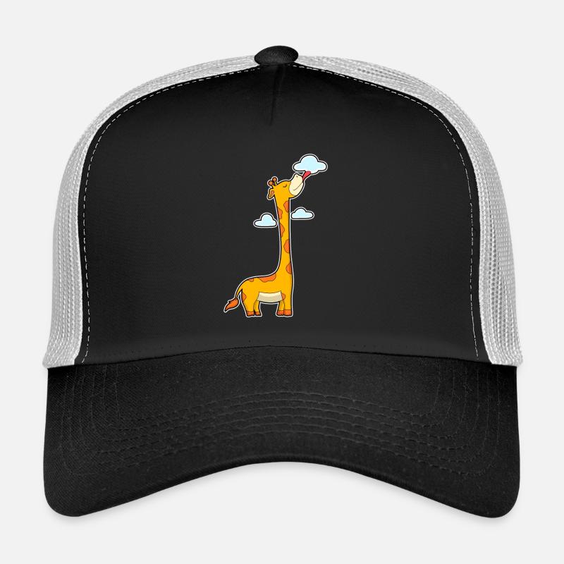 Giraffe Clouds Trucker Cap