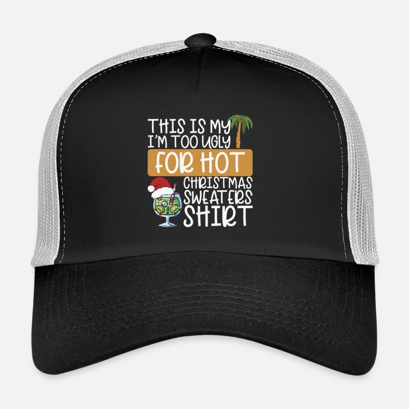 Cocktail de Noël Ugly XMas Pull Casquette trucker 