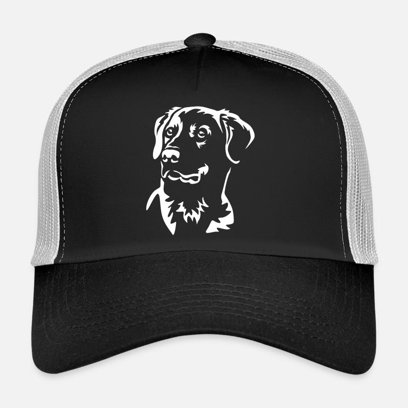 Labrador Kopf "Black Edition" Trucker Cap