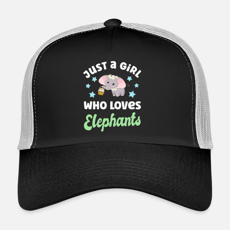 Elephant Elephants Trucker Cap