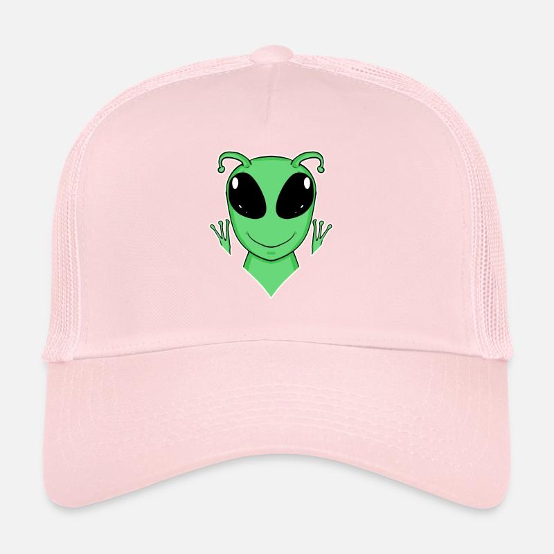 Alien Head Trucker Cap