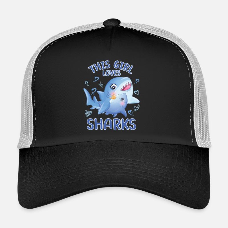 Dieses Maedchen Liebt Haie Trucker Cap