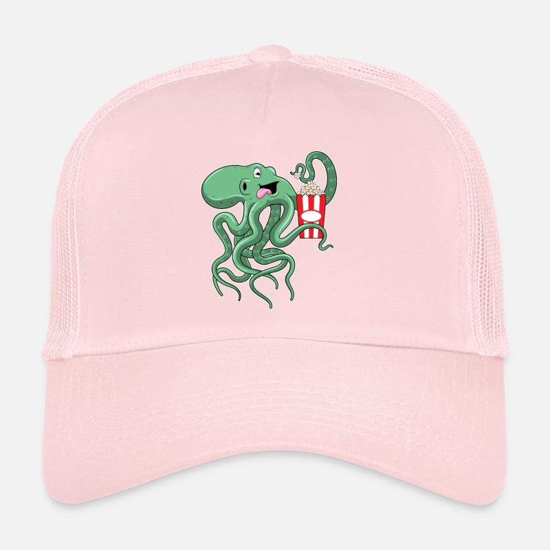 Popcorn pieuvre Casquette trucker 