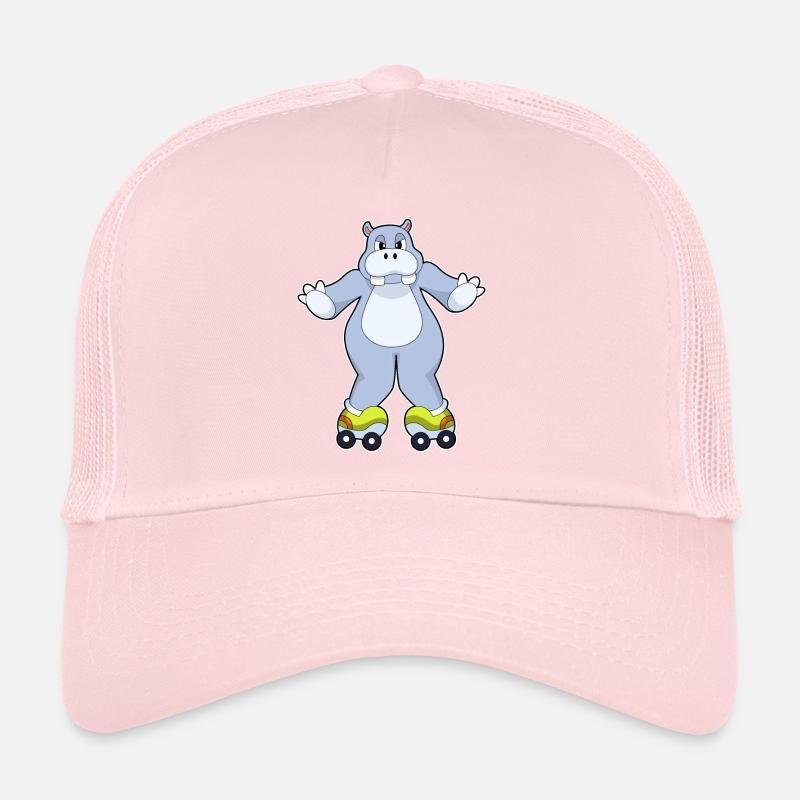 Patins à roulettes hippopotames Casquette trucker 