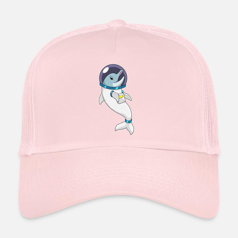 Astronaute Dolphin Space Casquette trucker 