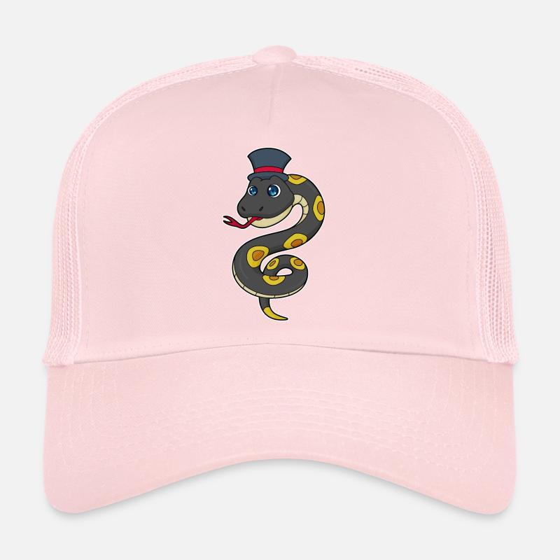 Snake Cylinder Trucker Cap