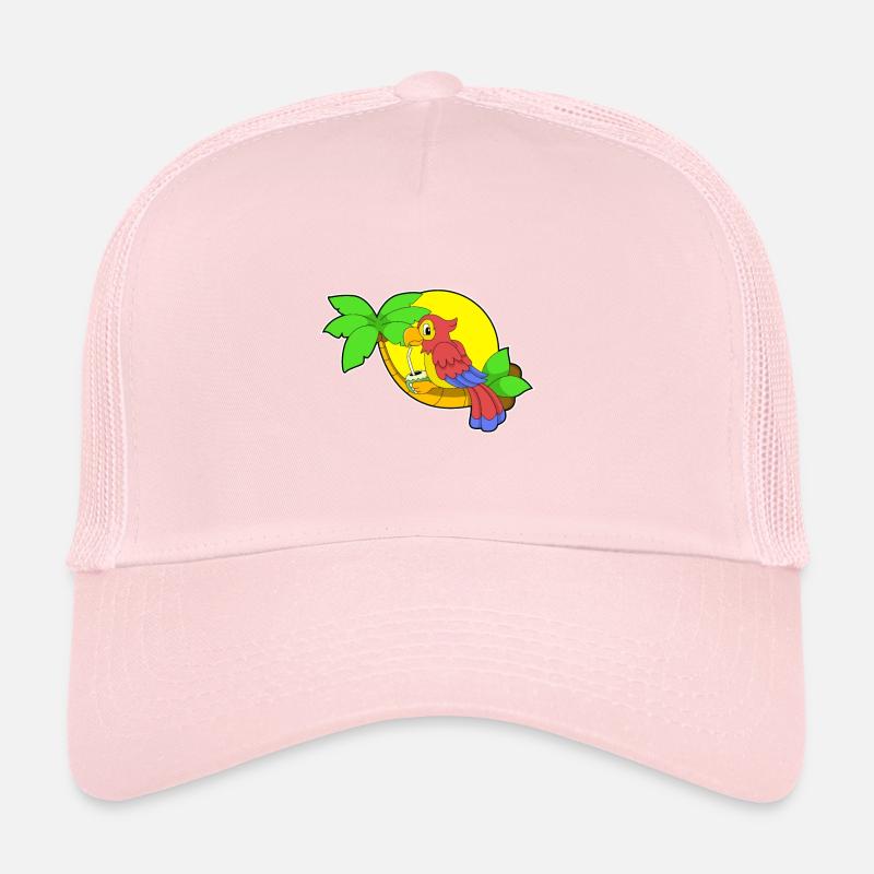 Parrot Coconut Trucker Cap