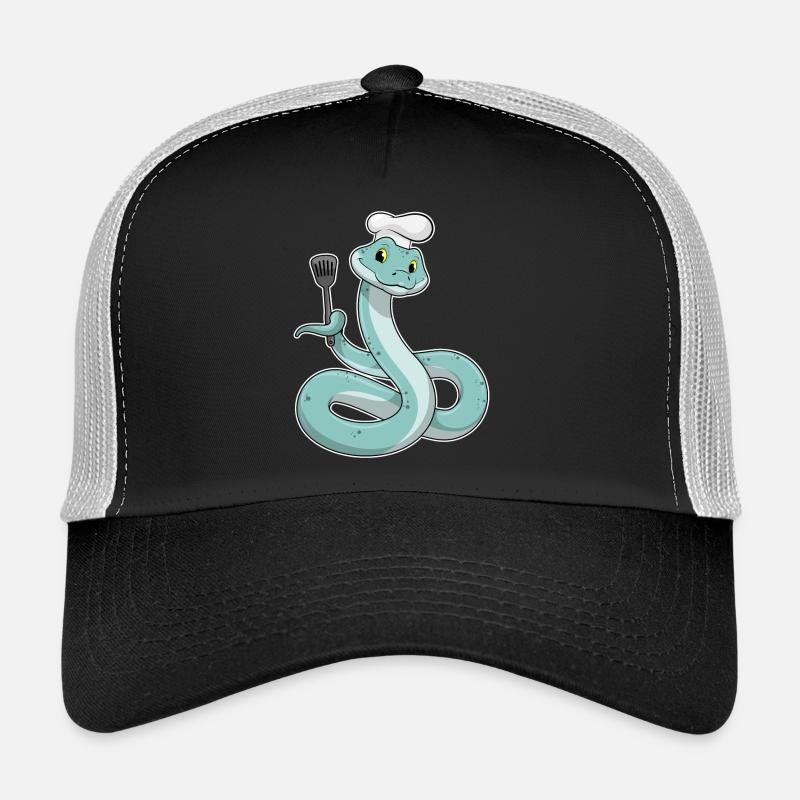 Cuisinière serpent Cuisine de la spatule, Casquette trucker 