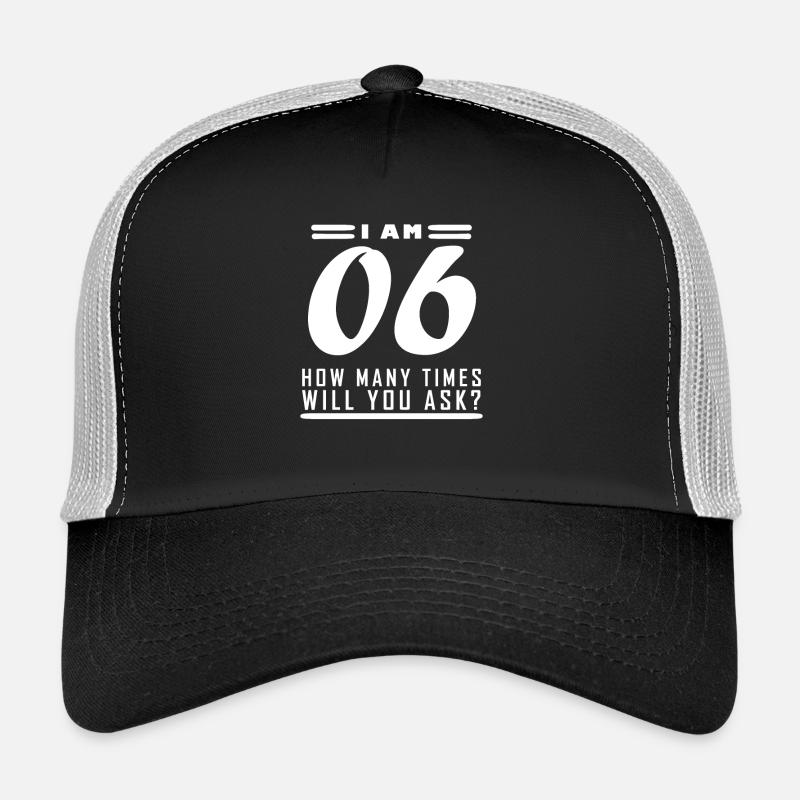 Ich bin 6 - 6 Geburtstag Geschenk Trucker Cap