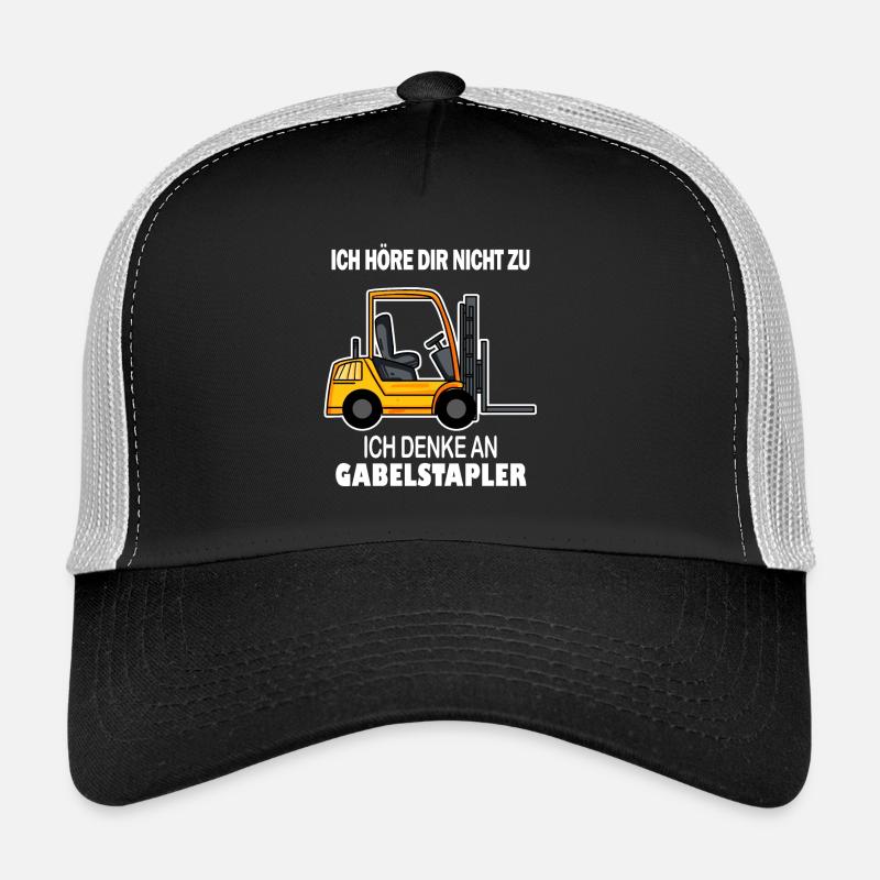 Staplerfahrer Gabelstapler Stapler - Trucker Cap - Schwarz/Steingrau