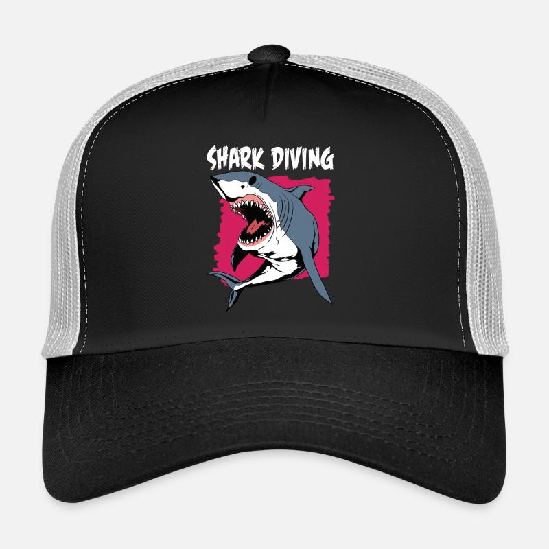 Shark Diving | Shark Diving Trucker Cap