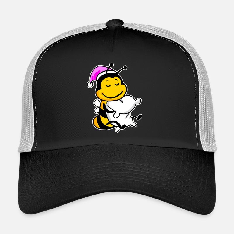 Abeille avec oreiller et bonnet de couchage Casquette trucker 