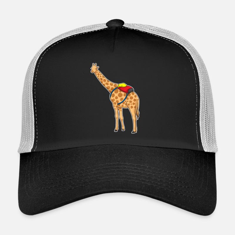 Giraffe Student Backpack School Trucker Cap