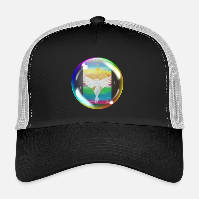 Regenbogen-Engel der Liebe Sonja Ariel von Staden - Trucker Cap - Schwarz/Steingrau