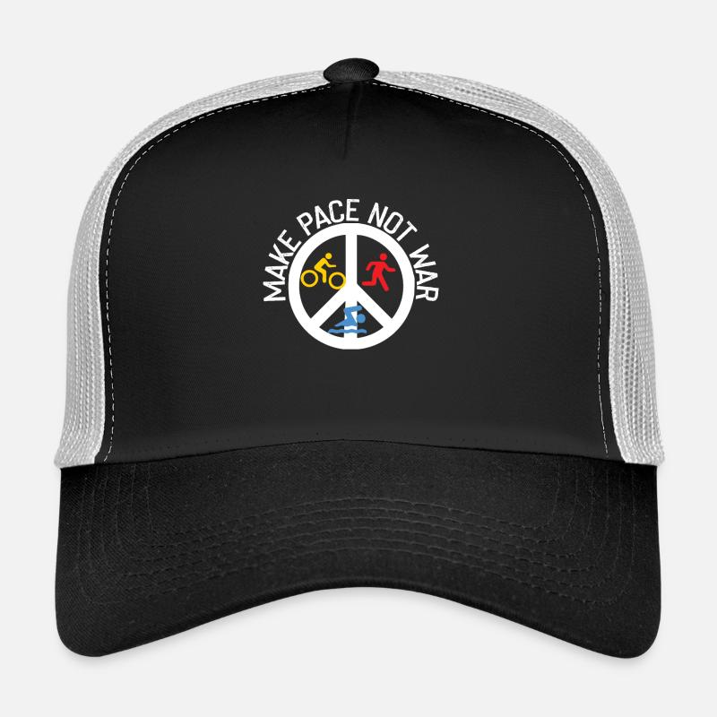 Mach Tempo Statt Krieg Triathlet Trucker Cap