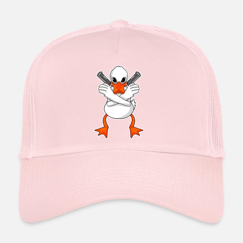 Duck with pistol Trucker Cap