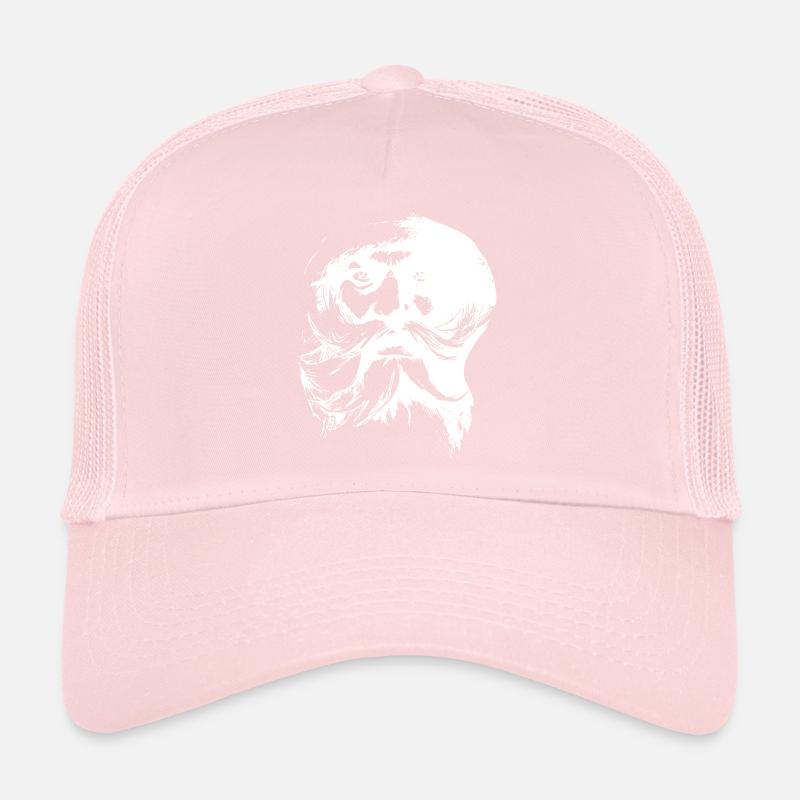 Visage rétro du Père Noël Casquette trucker 