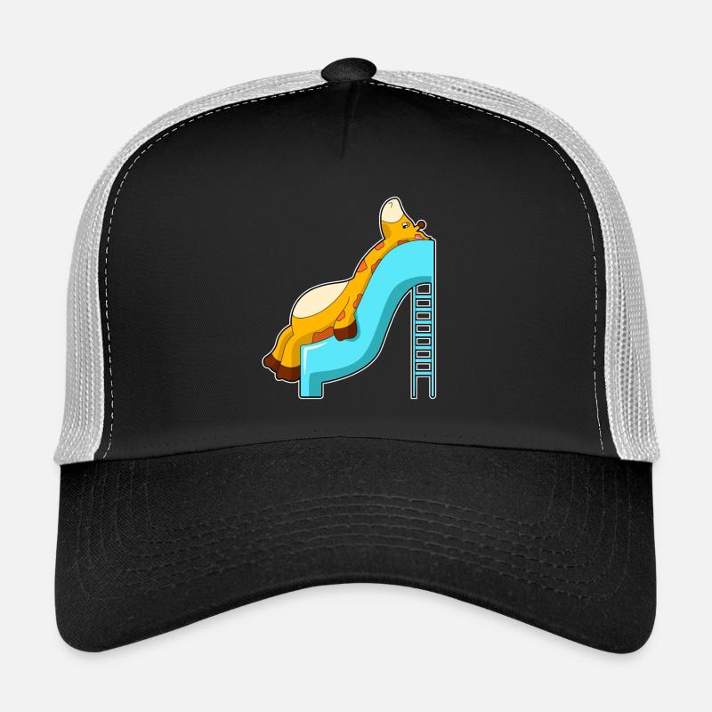 Giraffe Slide Trucker Cap