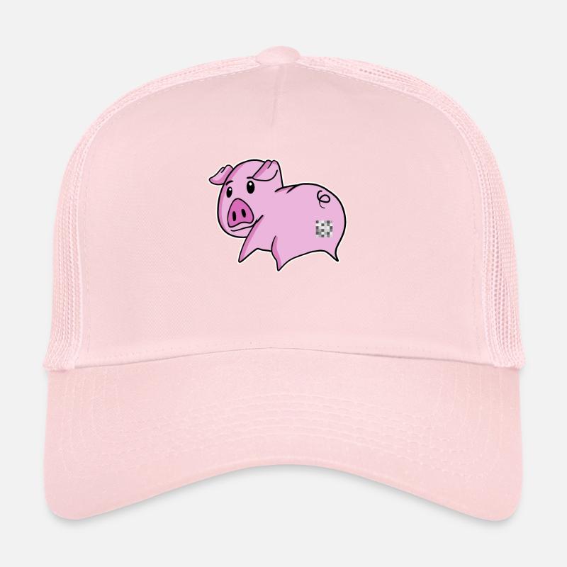 Pig Ass - Pig Butt Casquette trucker 