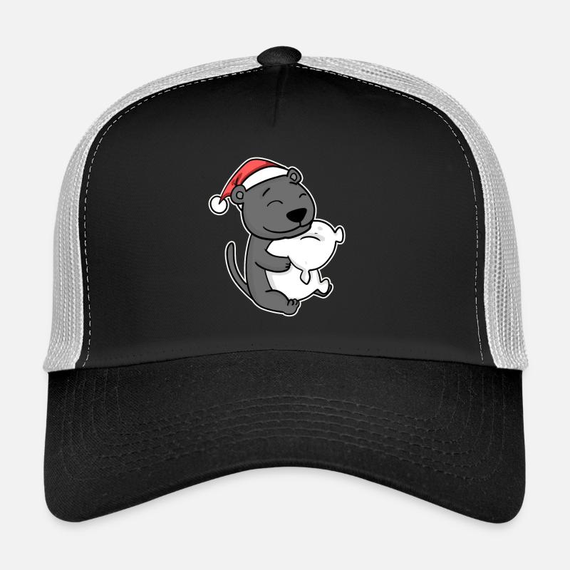 Black Panther Noël Sommeil Sommeil Casquette trucker 