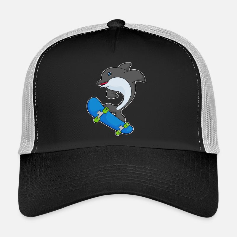 Delfin Skater Skateboard Casquette trucker 