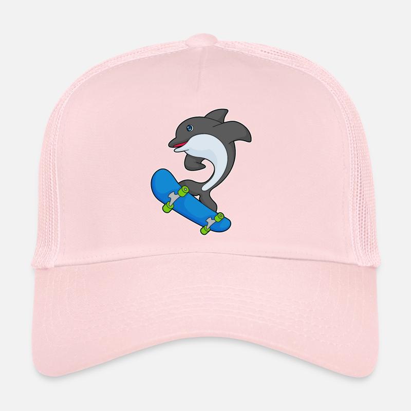 Delfin Skater Skateboard Casquette trucker 