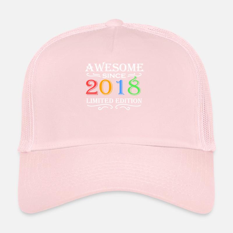 2018 - Né 2018 - Année de naissance 2018 Casquette trucker 