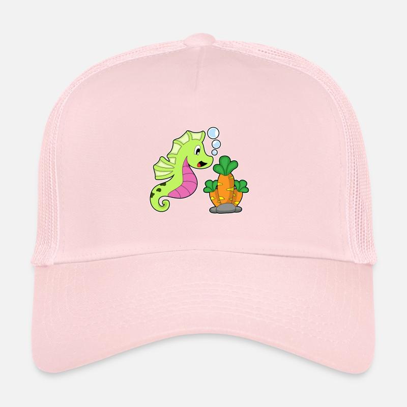 Hippocampe Carotte Casquette trucker 
