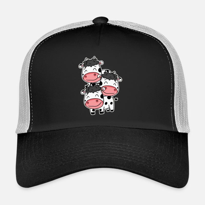 Vaches mignonnes - motif de vache Casquette trucker 