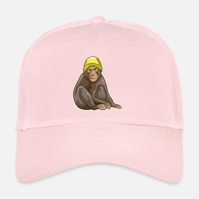 Monkey Winter Hat Trucker Cap