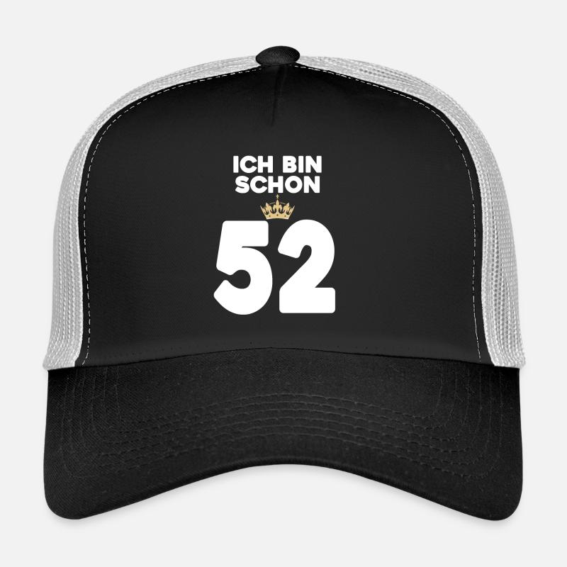 52. Geburtstag Geschenk - 52 Jahre mit Krone Trucker Cap
